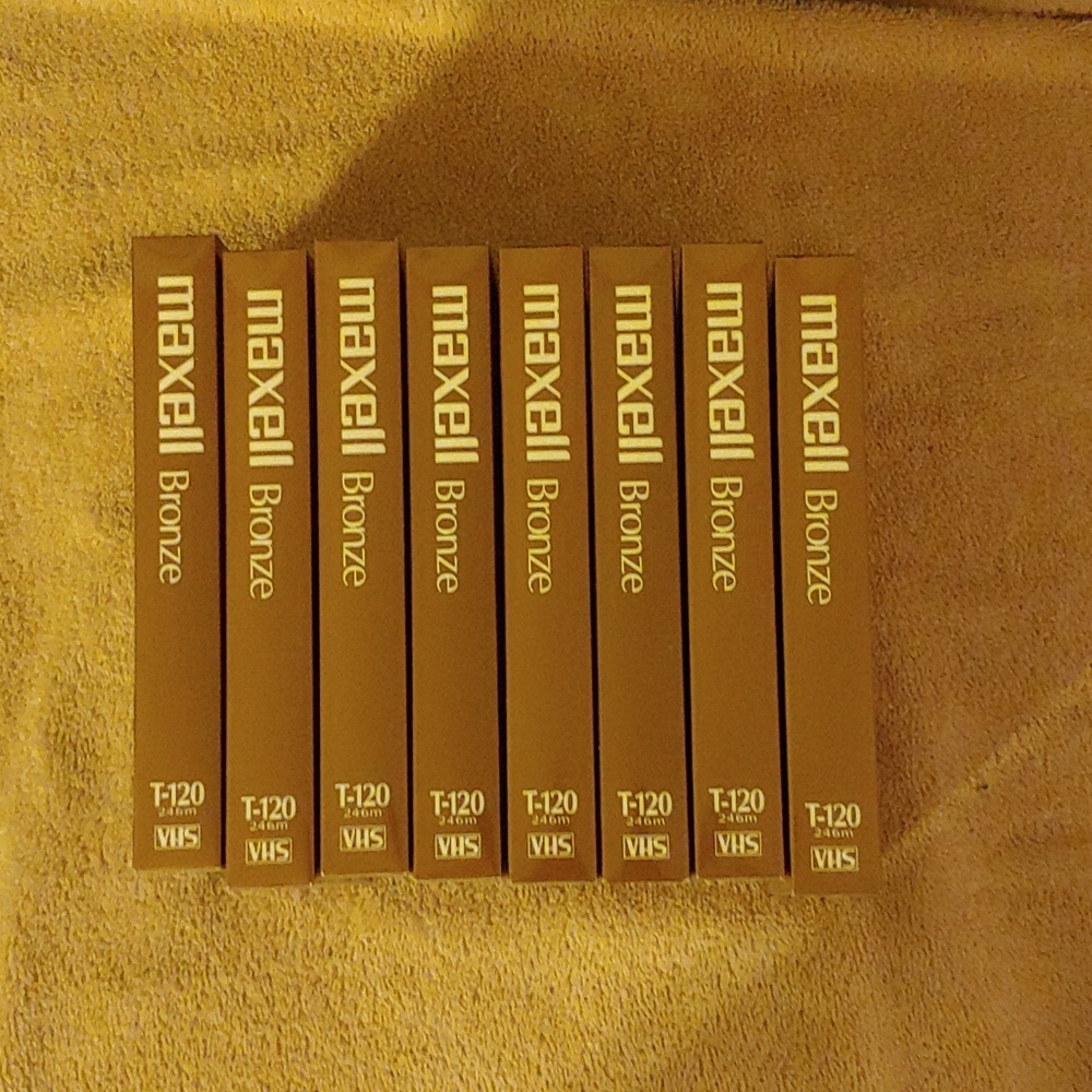 Maxell vhs tapes